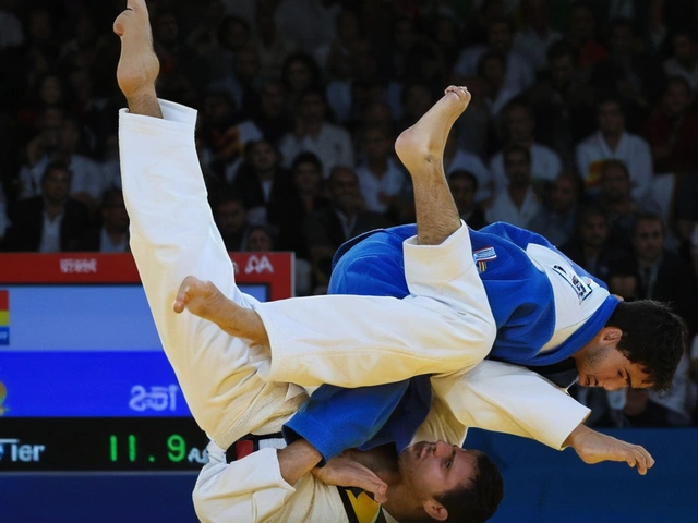 Rafael Macedo Avança para as Quartas de Final do Judô nas Olimpíadas de Paris Após Derrotar Opponente Romeno