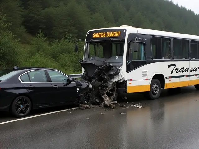 Motorista morre e 3 ficam feridos em acidente na BR-040, em MG